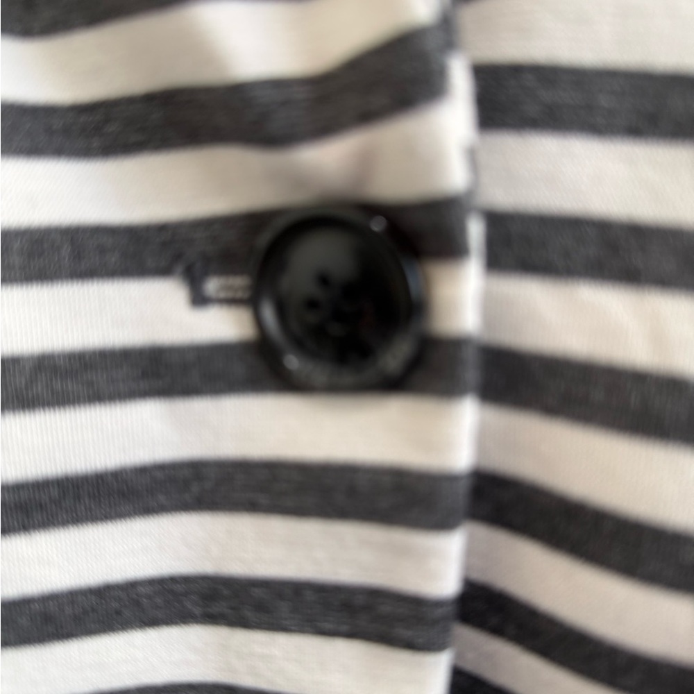 Catherine Malandrino Black and White Striped Blazer - Picture 4 of 6